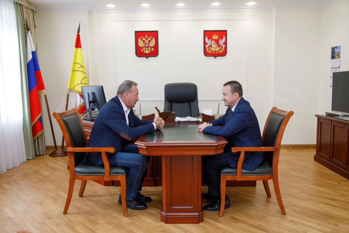 Юрий Матузов провел рабочую встречу с руководителем ГК «Агротех-Гарант» Александром Евсеевым