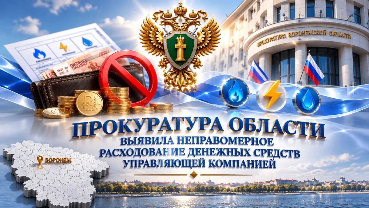 Прокуратура области направила в орган предварительного расследования материалы по факту неправомерного расходования управляющей компанией денежных средств за поставленные коммунальные ресурсы