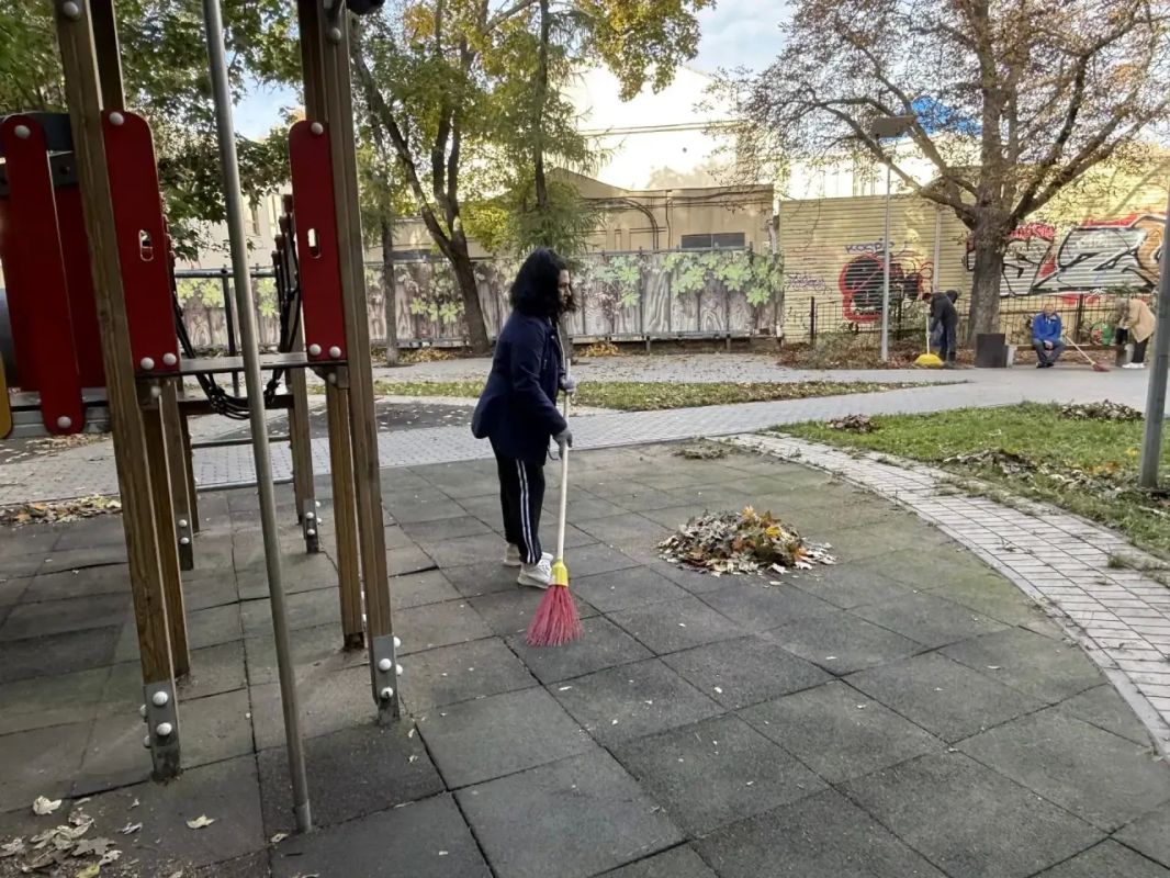 Сотрудники управления гостехнадзора Воронежской области присоединились к общеобластному месячнику благоустройства