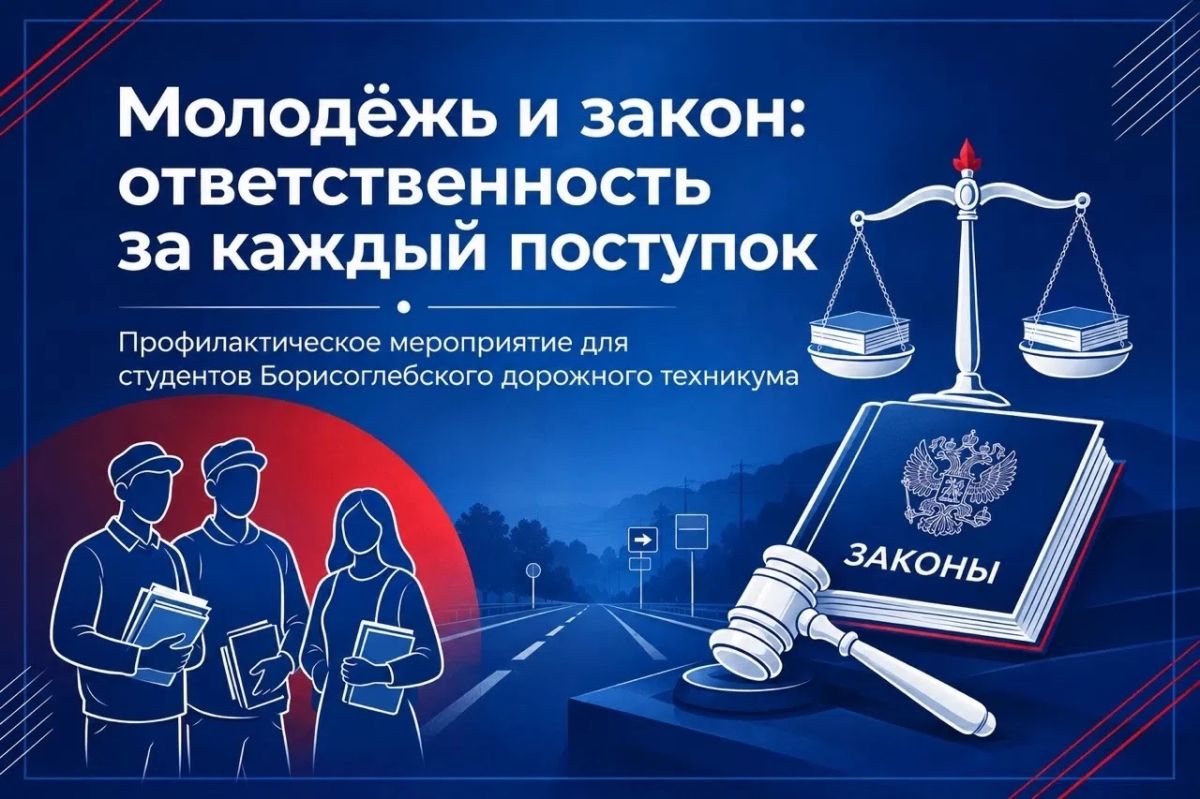 «Молодёжь и закон»: в Борисоглебске полицейские провели правовую встречу со студентами техникума «Молодёжь и закон»: в Борисоглебске полицейские провели правовую встречу со студентами техникума
