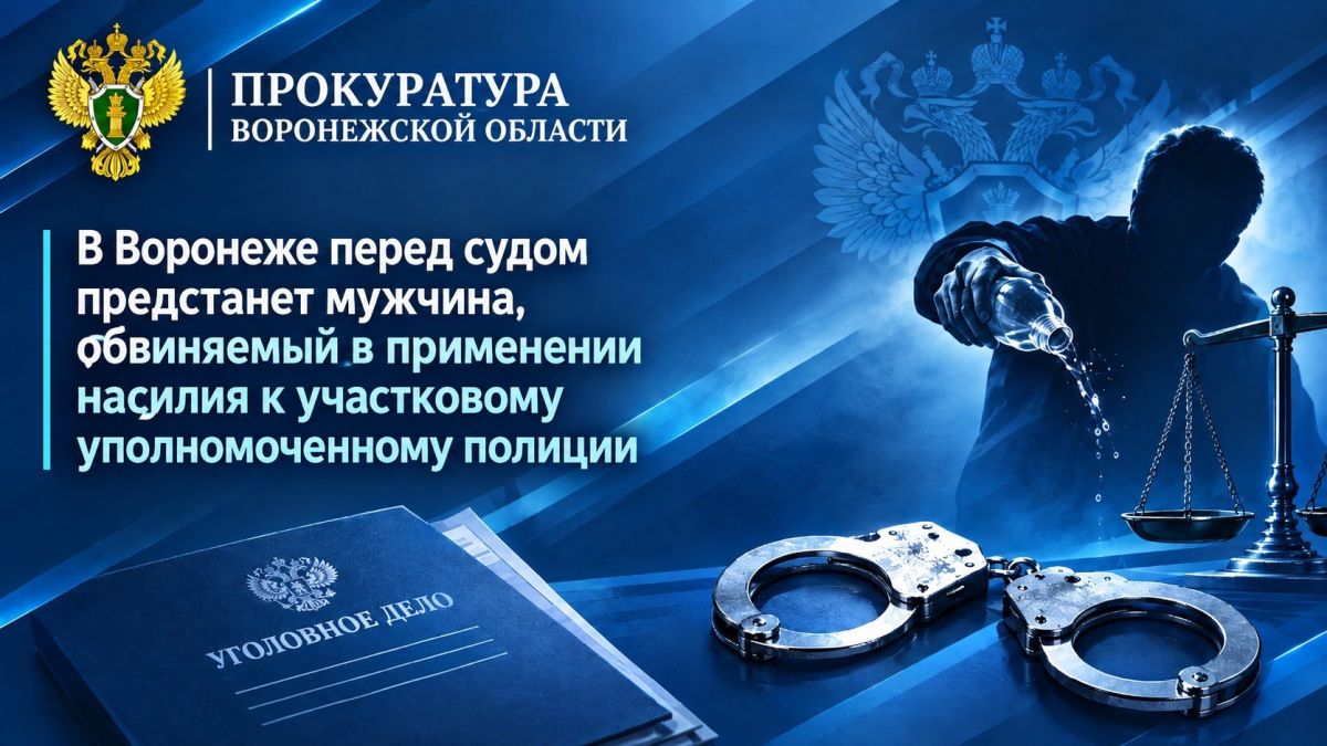 Прокуратура Левобережного района города Воронежа утвердила обвинительное заключение по уголовному делу в отношении 46-летнего местного жителя