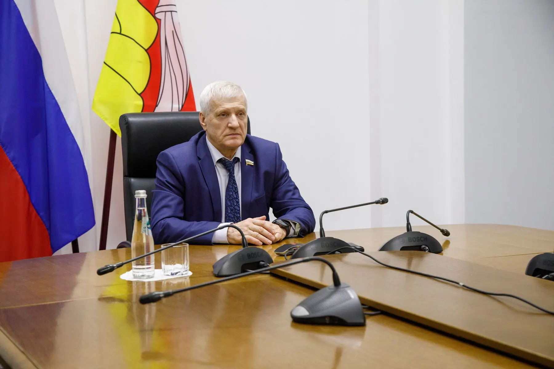 Александр Солодов по видеосвязи принял участие в заседании Госдумы по рассмотрению бюджета страны в первом чтении