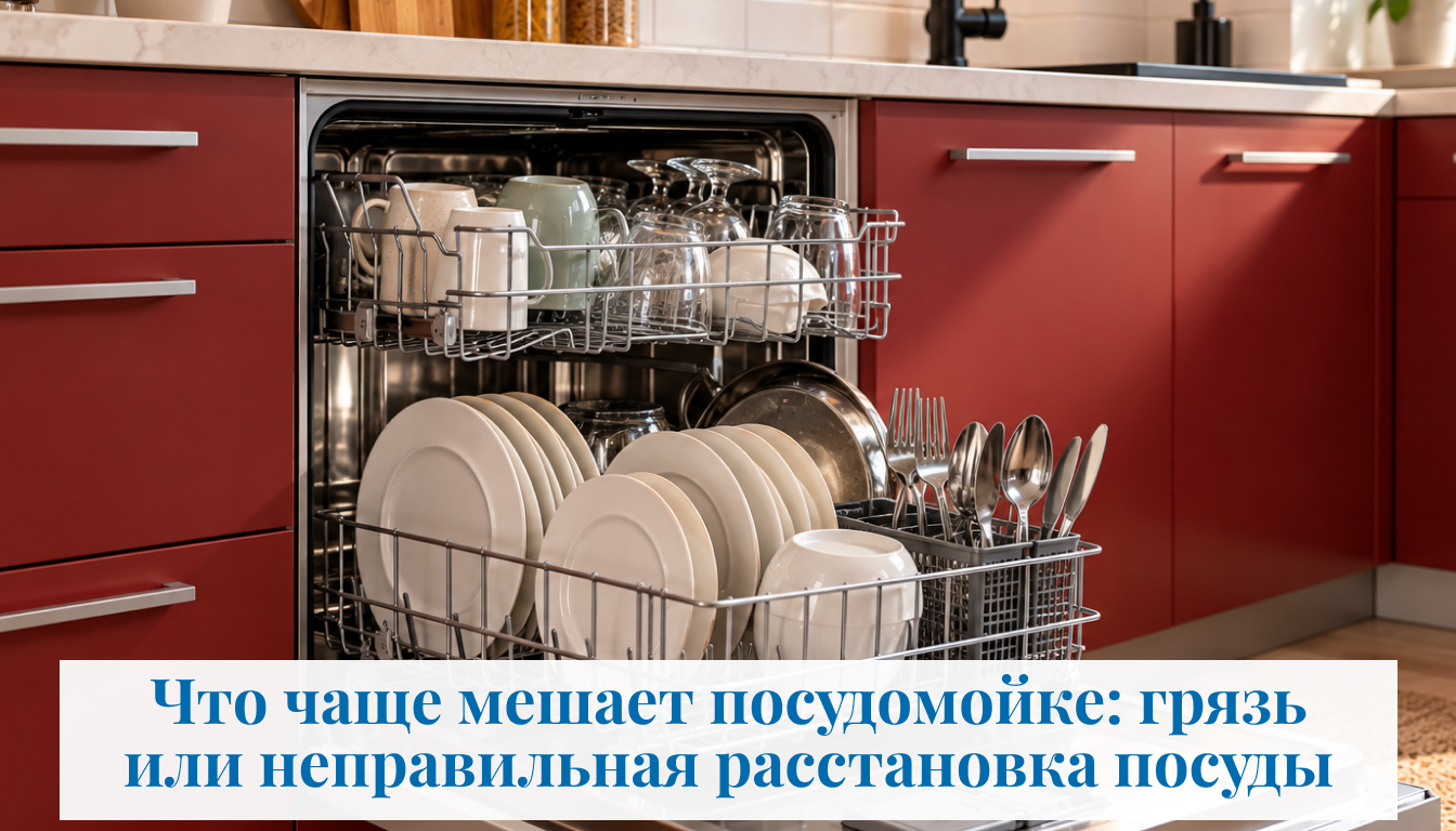 Почему посудомойка оставляет грязную посуду: дело может быть не в таблетках
