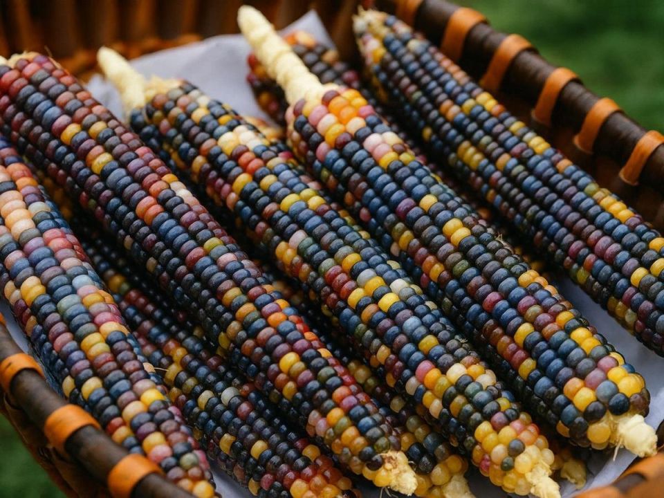 Стеклянная кукуруза: радуга на вашем участке