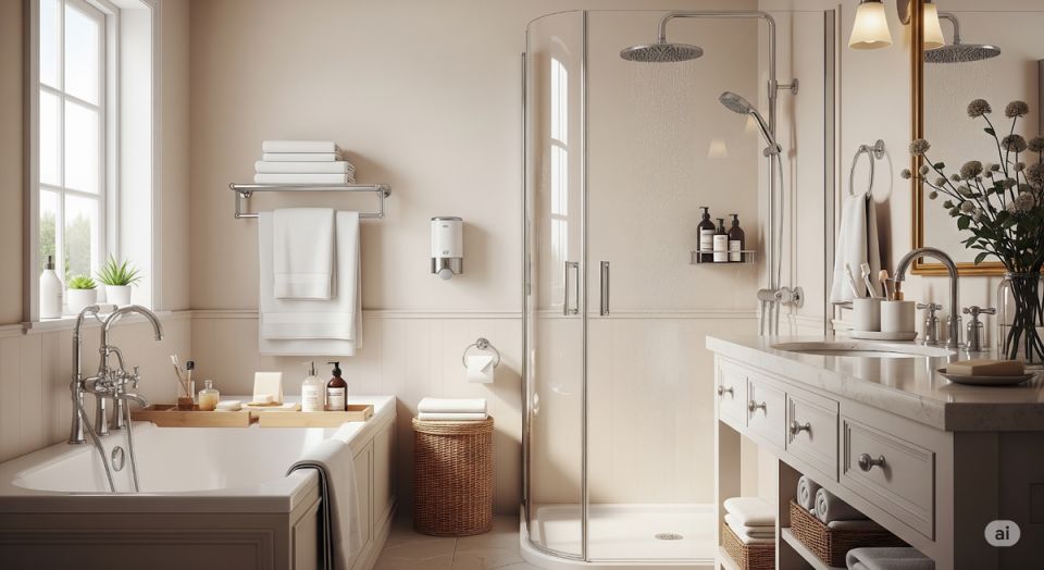 Секреты идеальной ванной: как легко справиться с невидимыми загрязнениями