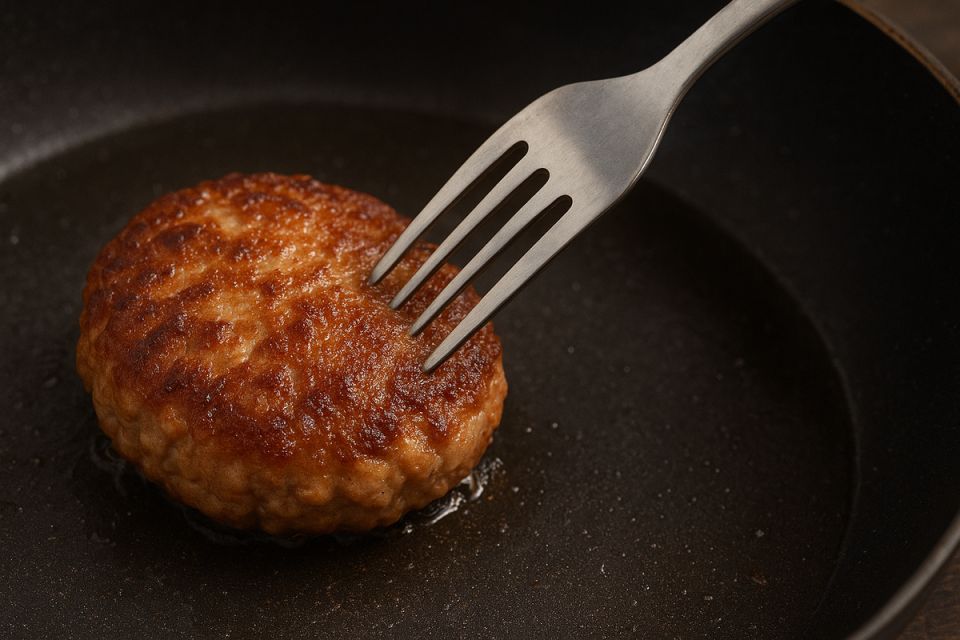 Почему котлеты становятся вкуснее, когда их переворачивают лопаткой